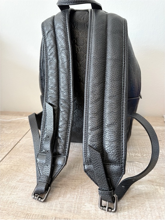 Valentino Authentic Monogram Backpack‎ Black main image 9